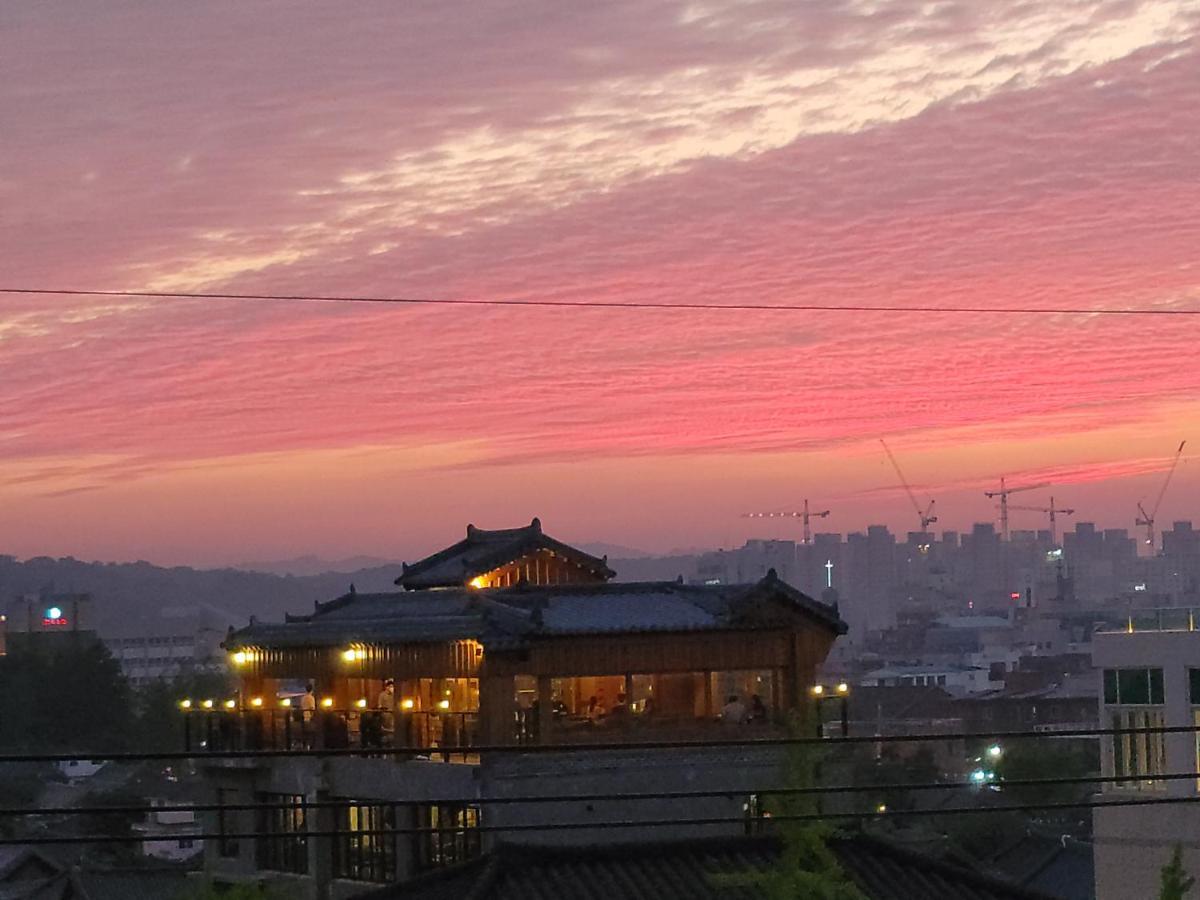 Jeongga Hanok Čondžu Exteriér fotografie