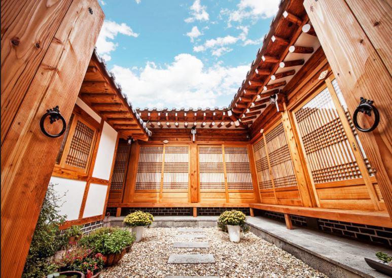 Jeongga Hanok Čondžu Exteriér fotografie